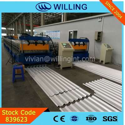 European Galvanized Steel Profile corrugated roof roll forming machine metal roofing