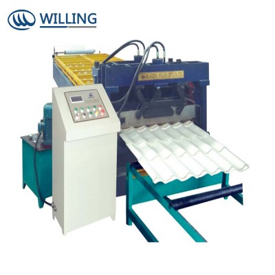 Popular Hangzhou Building Material Steel Tile Roofing Roll Froming Machine